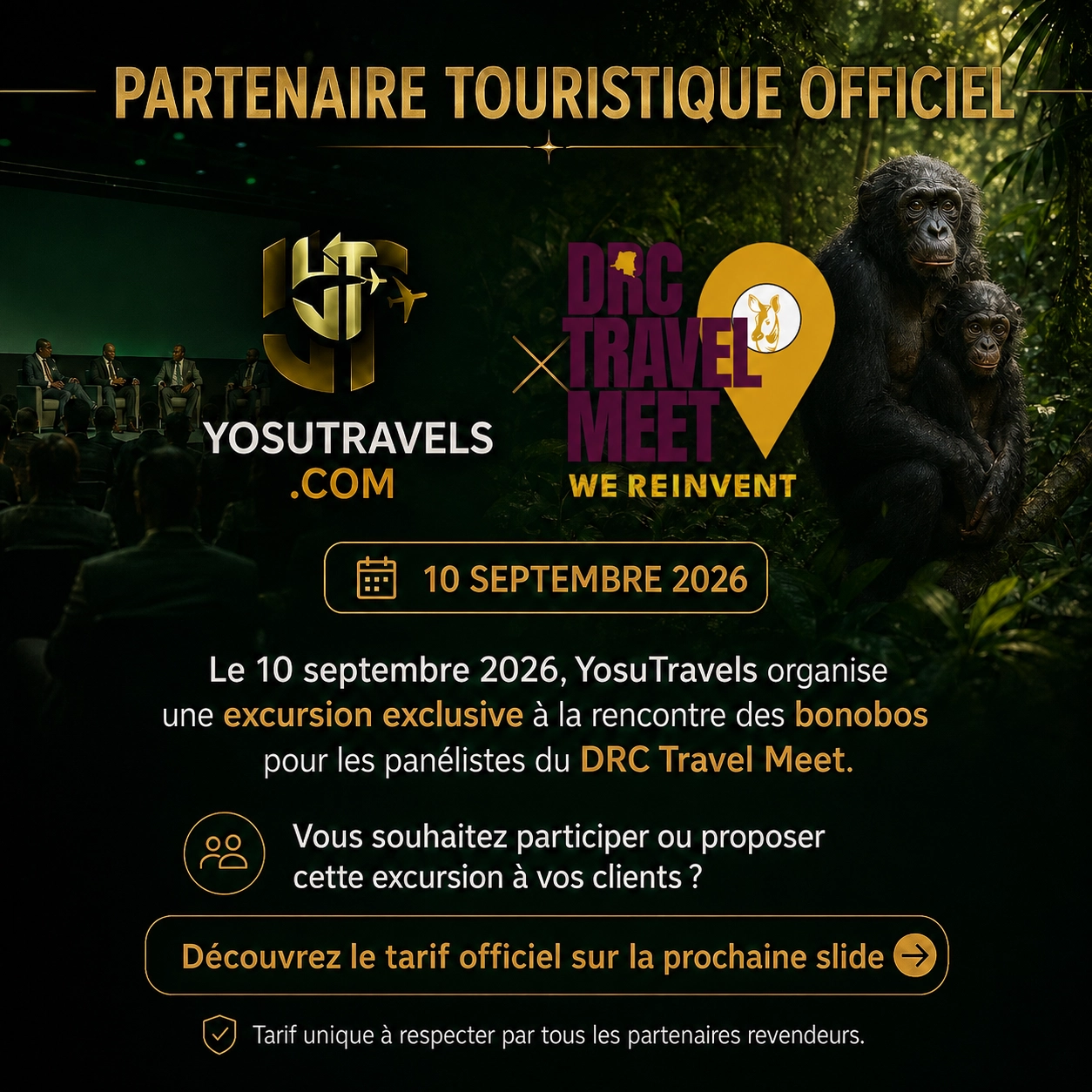 YosuTravels rejoint la DRC Travel Meet 2026 comme partenaire touristique