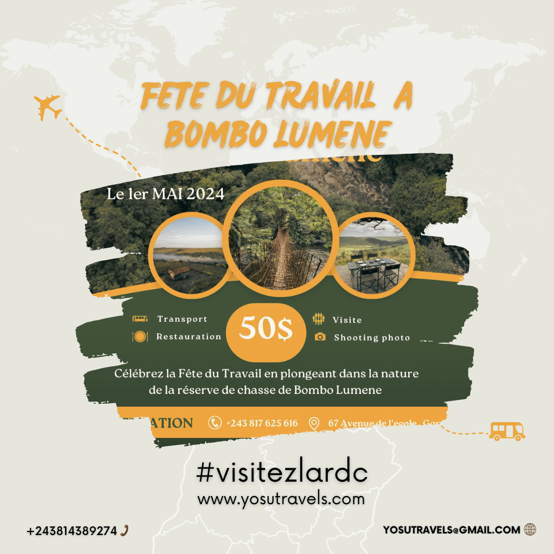 Fête du travail  à Bombo Lumene