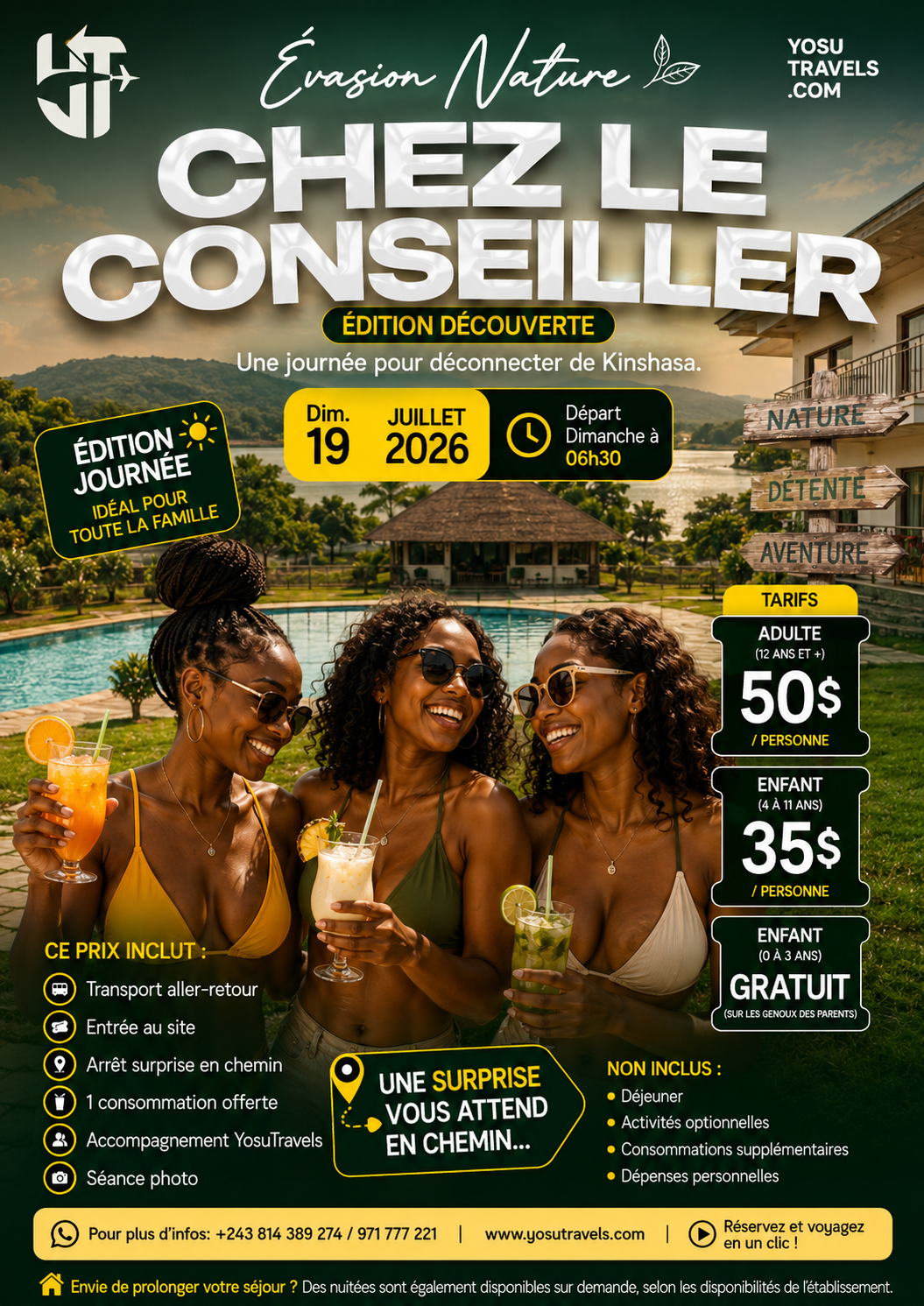 Evasion nature a chez le conseiller